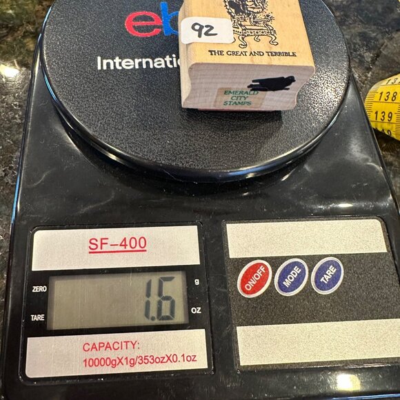 I Am Oz The Great and Terrible Wooden Stamp Emerald City Crafts Block Design - Picture 9 of 9